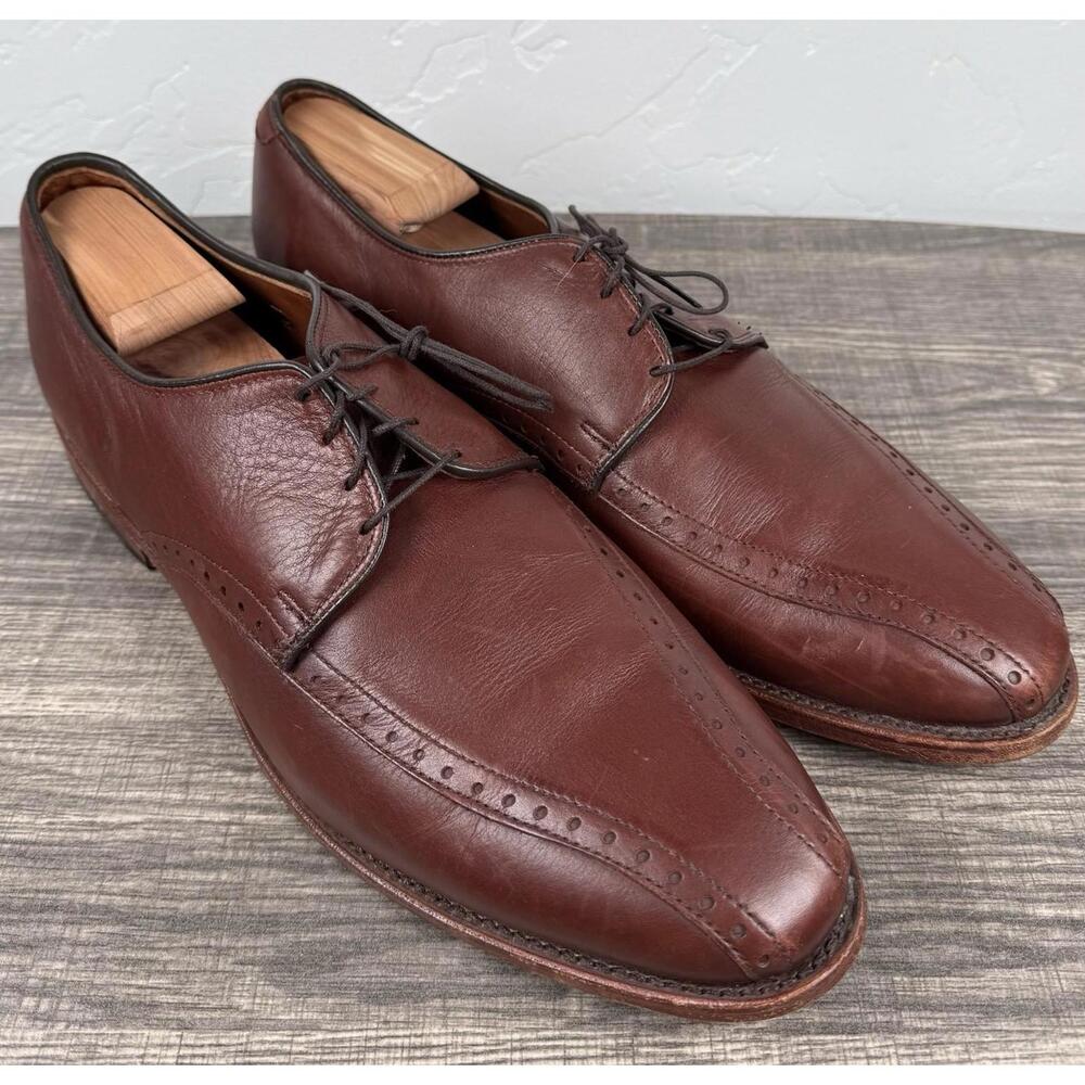 Allen Edmonds Wendell 12 D Brown Leather Dress Shoes USA Men’s Goodyear Welt